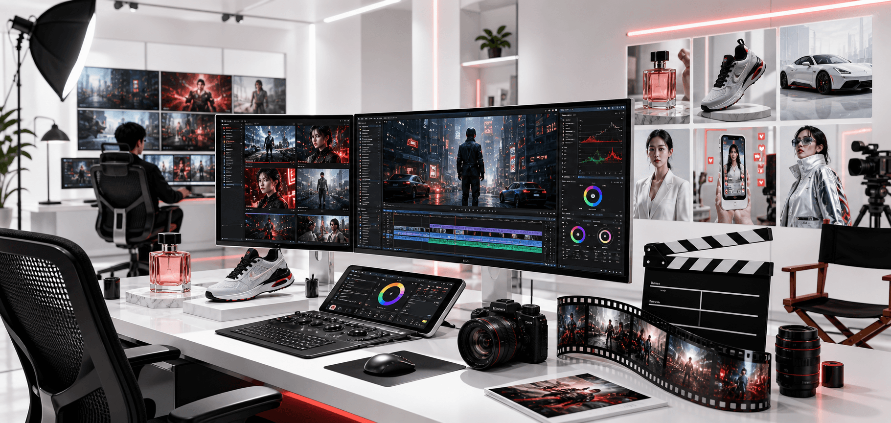 Johnstocker AI production studio workspace