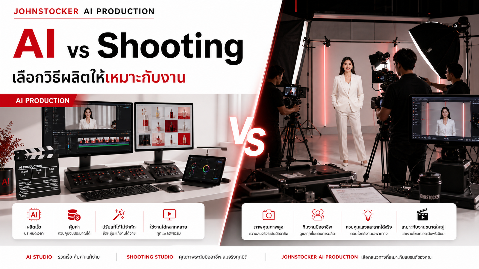 AI Production vs Traditional Shoot