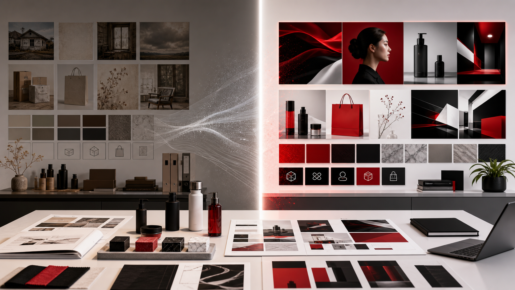 AI Rebranding Visual System