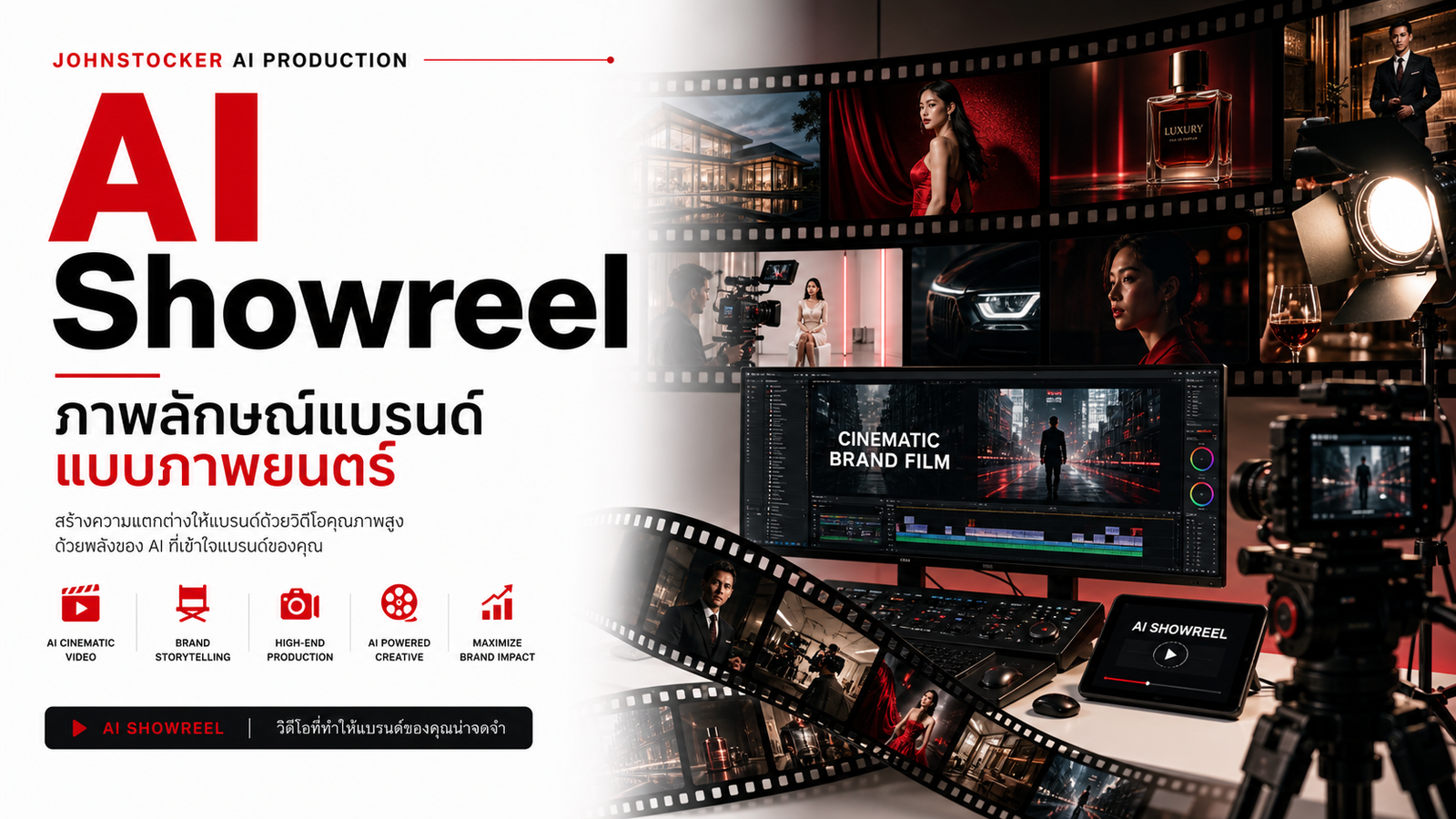 AI Showreel and Cinematic Brand Film