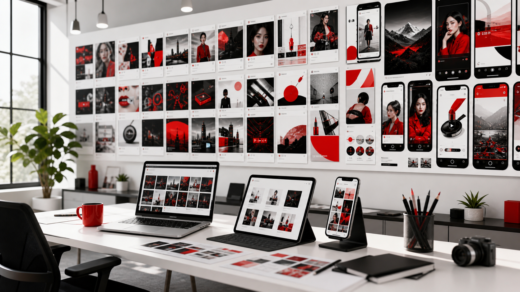 AI Social Media Visual System